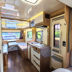 Caravana de Viaje, Remolque para Campamento, RV, Diseño Moderno y Ligero, Cocina, Baño, Espacio para Dormir para Familias - Product Image 4