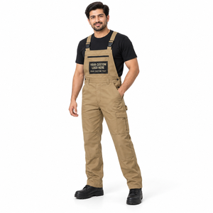 <span class=keywords><strong>Pantaloni</strong></span> <span class=keywords><strong>Cargo</strong></span> da <span class=keywords><strong>Uomo</strong></span> alla Moda, Gamba Larga Regolare, Stile Hip-hop con Tasche, 100% Cotone Tinto in Capo, Leggeri a Vita Alta - Product Image 2