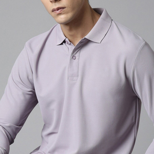 Nuevo Diseño de Camisetas de Golf para Hombre, Transpirables, de Manga Corta, con Patrón Sólido, Logotipo Personalizado en la Parte Delantera, Venta Especial, Servicio OEM Personalizado de Alta Calidad - Product Image 5