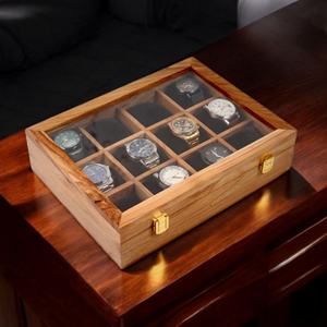 Estuche de Madera de Lujo para Relojes, Caja de Almacenamiento de Madera para Entusiastas de los Relojes, Empaque para Venta al por Menor por AYAANS - Product Image 4