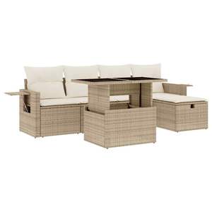 Set Divano da Giardino Beige - Product Image 2
