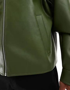 <b>Men's</b> Genuine <b>Leather</b> <b>Jackets</b> Breathable Windproof OEM Casual Winter Design in Multiple Styles - Product Image 4