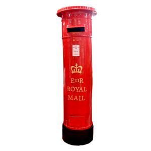 Ground Mount Tall Cylindrical Pillar London Post Box Mails Receiving <b>Cast</b> Iron Letter Box Custom Size Available - Product Image 4