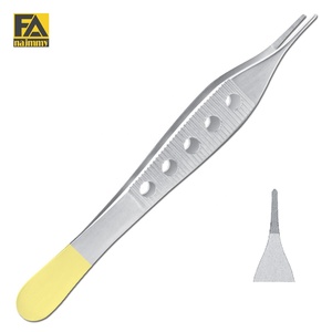 Pinces chirurgicales Adson légères 0,4 mm, certifiées CE Classe I, instrument manuel - Product Image 3