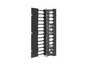Gabinete de servidor de red de montaje en rack <span class=keywords><strong>Olastic</strong></span> de metal de 19 pulgadas Administrador de cableado Gestión de cables Vertical Instalado en 2 postes 4 postes - Product Image 1