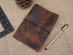 Diario de Viaje, Cubierta de Cuaderno de Cuero, Estuche Recargable, Porta Cuadernos, Estilos Vintage NBC-0046 - Product Image 1