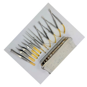 Juego de Instrumentos de Microcirugía de Calidad Premium con Caja y Tapete, Kit de Instrumentos Quirúrgicos Reutilizables, Precio al por Mayor, MOQ Bajo - Product Image 5