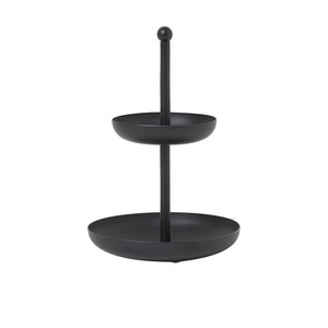 Best Manufacture 2 Tier Metal Cake Stand With Stable Base For Large Celebration Cake And Party Dessert Server Stand Fruit <b>Rack</b> - Product Image 6