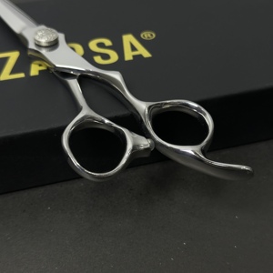Ciseaux de coiffure professionnels en acier inoxydable à haute teneur en carbone avec manche ergonomique pour droitiers - Product Image 4