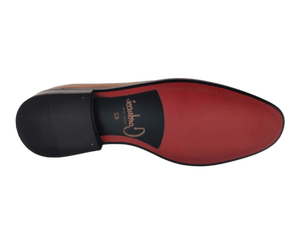 Dlords Gad Penny Zapatos Oxford de vestir para hombre, color marrón, con punta en pico, de piel de vaca, para oficina y carrera profesional - Product Image 5