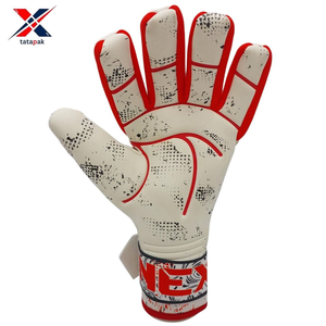 Professional High Quality Leather Outdoor Waterproof Soccer Football Goalkeeper Gloves Breathable Non-Slip Adjustable Wrist Full - Product Image 4
