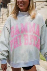 Sweat-shirt court d'hiver à col montant personnalisé pour équipe universitaire, imprimé recto-verso, en molleton de coton mélangé brodé, écologique - Product Image 2
