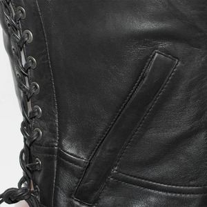 Chaleco de Cuero Personalizado de Moda Invernal para Mujer, Chaleco de Cuero al por Mayor a Bajo Precio para Mujer - Product Image 5