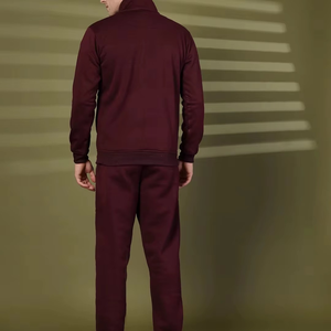 ชุดวอร์มผู้ชายแบบมีฮู้ดสำหรับวิ่งและเล่นกีฬา  รุ่นล่าสุด ดีไซน์สปอร์ต  ผ้าโพลีเอสเตอร์ 100%  แบบกระชับกล้ามเนื้อ - Product Image 1