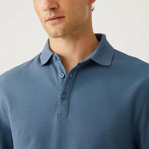 Polo de Manga Corta Casual para Hombre y Mujer, 100% Algodón, Tejido Transpirable, Logotipo Personalizado, Diseño Liso, Tallas Grandes - Product Image 4