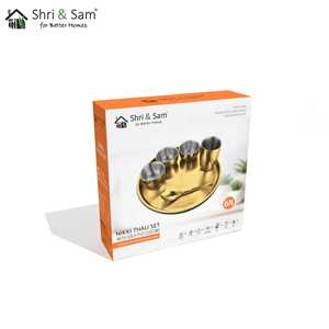 ชุดรับประทานอาหารสุดหรู Niki ชุดรับประทานอาหารสแตนเลสผนังสองชั้นหรูหราหรูหรา PVD ทองคุณภาพระดับพรีเมียมสำหรับการรับประทานอาหารของคุณ - Product Image 1