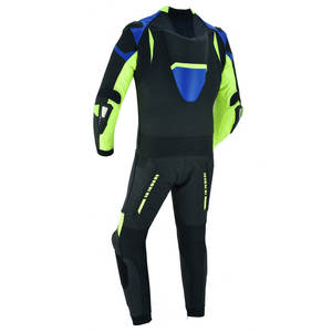 Combinaison de moto en cuir de haute qualité, unisexe, respirante, hiver, manches longues, équipement de protection, personnalisable, deux pièces, vêtements de course, OEM - Product Image 6