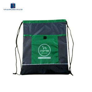 กระเป๋าผ้าฝ้ายลายพรางวินาลอน พร้อมเชือกผูก ปิดซิป หูหิ้วแบบเชือก รับทำโลโก้ ป้องกันฝุ่น  OEM - Product Image 3