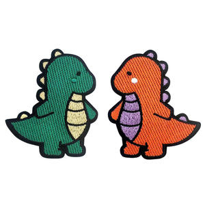 Factory Wholesale Embroidery Patch Custom Fine <b>Fabric</b> Applique Sew <b>On</b> <b>Iron</b> <b>On</b> for Jackets Hats Shirts Bags Clothing Decorative - Product Image 1