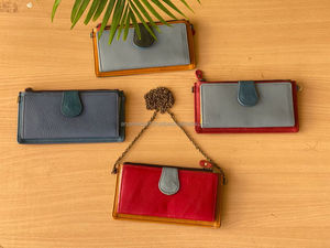 รูปแบบมีสไตล์กระเป๋าสะพายไหล่หนังแท้แฮนด์เมด - Product Image 5