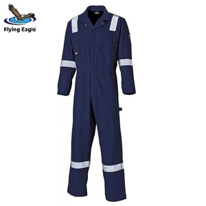 Uniforme de Trabajo Industrial de Alta Visibilidad, Reflectante, Transpirable y Antiestático, Chaqueta y Pantalones Resistentes de Algodón de Alta Resistencia - Product Image 3
