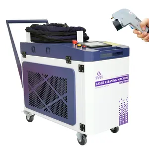 Machine de nettoyage laser de surface BYLASER pour nettoyeur laser d'élimination de la rouille du fer pour équipement d'oxyde métallique 1000w 2000w 3000w