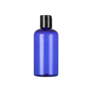 ขวดพลาสติก PET สีน้ำเงินโคบอลต์ ขนาด 7 ออนซ์ ทรงบอสตัน ปากขวดขนาด 24-410 - Product Image 1