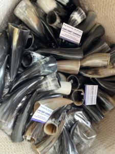 Paire de cornes de bison polies pour décoration murale, design Art Déco écologique, grandes tailles 10 et 18 pouces, pour mariage, anniversaire, Nouvel An, nouveauté - Product Image 5