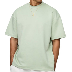 T-shirts oversize tendance pour hommes, fabriqués avec les meilleurs matériaux, prix d'usine, style décontracté streetwear, t-shirts oversize pour hommes. - Product Image 1