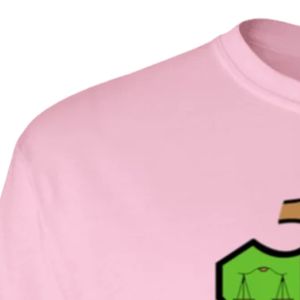 เสื้อยืดแขนยาวสีชมพูอ่อน พิมพ์ลายกราฟิกตัวอักษรกรีก คอกลม แฟชั่นลำลอง เสื้อผ้าสตรีทแวร์ ใส่ได้ทุกวัน - Product Image 2