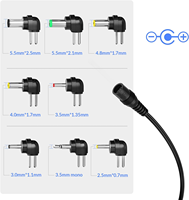 Adaptateur universel AC/DC 12W, cordon d'alimentation 3V-12V de remplacement pour appareils électroniques domestiques, routeurs, caméras de vidéosurveillance, enceintes, alimentation DC