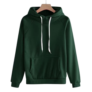 Conjunto de Sudadera con Capucha de Color Sólido para Hombre, Diseño Personalizado de Algodón, Sudadera Informal de Manga Larga para Otoño con Pantalones con Cordón - Product Image 4