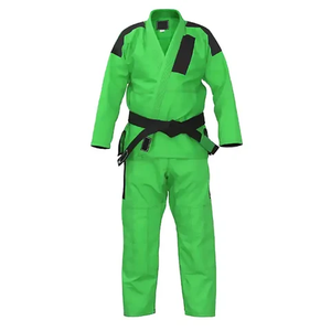 Kimono de BJJ pour homme, couleur turquoise, uniforme de judo, coupe classique, vêtements d'arts martiaux pour adultes, teinture unie, en stock - Product Image 5