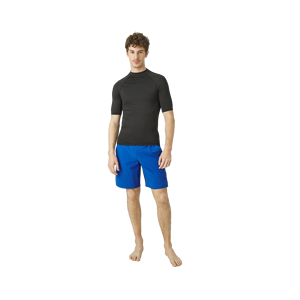Men Slim Front Swim T Shirt Polyester Spandex Quick Dry UV Protection Rash Guard Breathable Stretch <b>Surf</b> Swimwear Beach Wear - Product Image 2