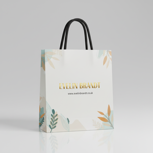 ถุงกระดาษช้อปปิ้งคุณภาพสูง ทำมือ เป็นมิตรกับสิ่งแวดล้อม พิมพ์โลโก้ได้ตามต้องการ เคลือบผิวอย่างดี สำหรับบรรจุภัณฑ์เสื้อผ้า ของขวัญ และซูเปอร์มาร์เก็ต - Product Image 2