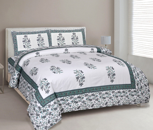 <b>Floral</b> Printed Bedding Set Cotton <b>Bed</b> <b>Sheet</b> Set Pillowcase Coverlet Home Bedroom Linens - Product Image 1