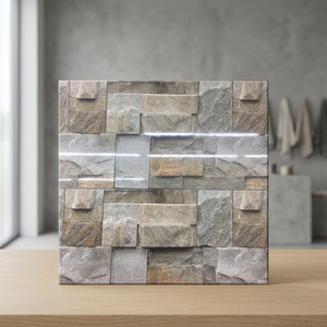 Tuiles murales décoratives en céramique 300*600 mm, vente chaude, design extérieur en ciment, 30*60 cm, ardoise pour maison, prix des tuiles murales, 12*24 - Product Image 3
