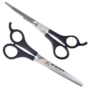 Juego de Tijeras Profesionales para Cortar el Cabello con Orificios Grandes para los Dedos, Tijeras de Texturización para Barberos y Estilistas, Tijeras para Cortar el Cabello en Salón - Product Image 2