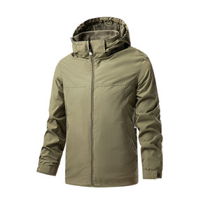 Veste bomber décontractée fine pour homme, qualité OEM supérieure, vente en gros, nouvelle conception, veste de randonnée, logo personnalisé, collection automne-printemps - Product Image 3