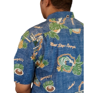 Men’s Designer Printed Shirt Modern Style Button <b>Down</b> Casual Outfit - Product Image 3