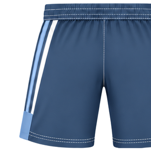 Steel Blue <b>White</b> Rugby <b>Shorts</b> Team Uniform Breathable Lightweight Custom Training Sportswear Athletic Performance <b>Shorts</b> - Product Image 4