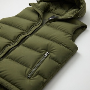 Gilet matelassé sans manches pour homme, avec fermeture éclair, col montant, pour la course à pied, la randonnée et les activités de plein air - Product Image 3