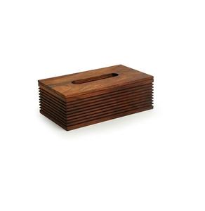 Rectangular wooden <b>tissue</b> <b>holder</b> 24 x 14.2 x 8.2 cm premium quality <b>box</b> for living room bathroom workspace use - Product Image 2