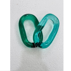 Décoration murale colorée en maillons de chaîne en résine transparente écologique faits à la main, pour projets DIY, séparateur de pièce ange - Product Image 3