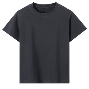 Camisetas de Algodón Peinado al por Mayor de Fábrica, Camisetas de Cuello Redondo de Alta Calidad para Hombre, con Opción de Logotipo Personalizado - Product Image 1