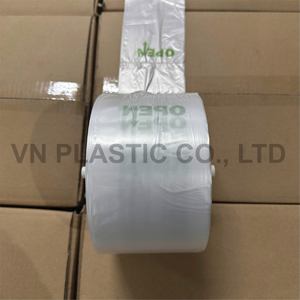 <b>Plastic</b> Fruit Bags on <b>Roll</b> | Transparent HDPE Three-Side Seal Food Grade Heat Seal Produce Bags for Supermarket & Grocery - Product Image 2