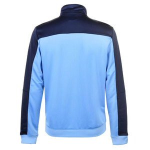 Chándal para Hombre, Color Azul Marino, Bloques de Color, Cierre Completo, Estilo Deportivo, Corte Regular, Bolsillos Laterales, Ropa de Otoño - Product Image 6