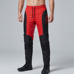 Pantalons de moto pour hommes, pantalons de motocross avec plusieurs poches, taille à cordon de serrage pour l'entraînement à la moto et la conduite en plein air - Product Image 3