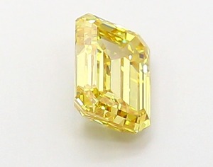 Fournisseur B2B de diamants de laboratoire de qualité supérieure, couleur émeraude jaune intense, 0,98 carat, pureté VS1, taille excellente, pour la revente directe aux bijoutiers. - Product Image 4