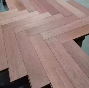 Parquet en blocs chevrons 100% Merbau certifié FSC - Product Image 2